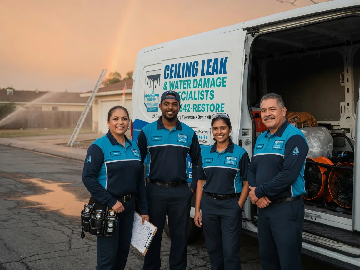 Ceiling Leak Cleanup company in Talpa, TX