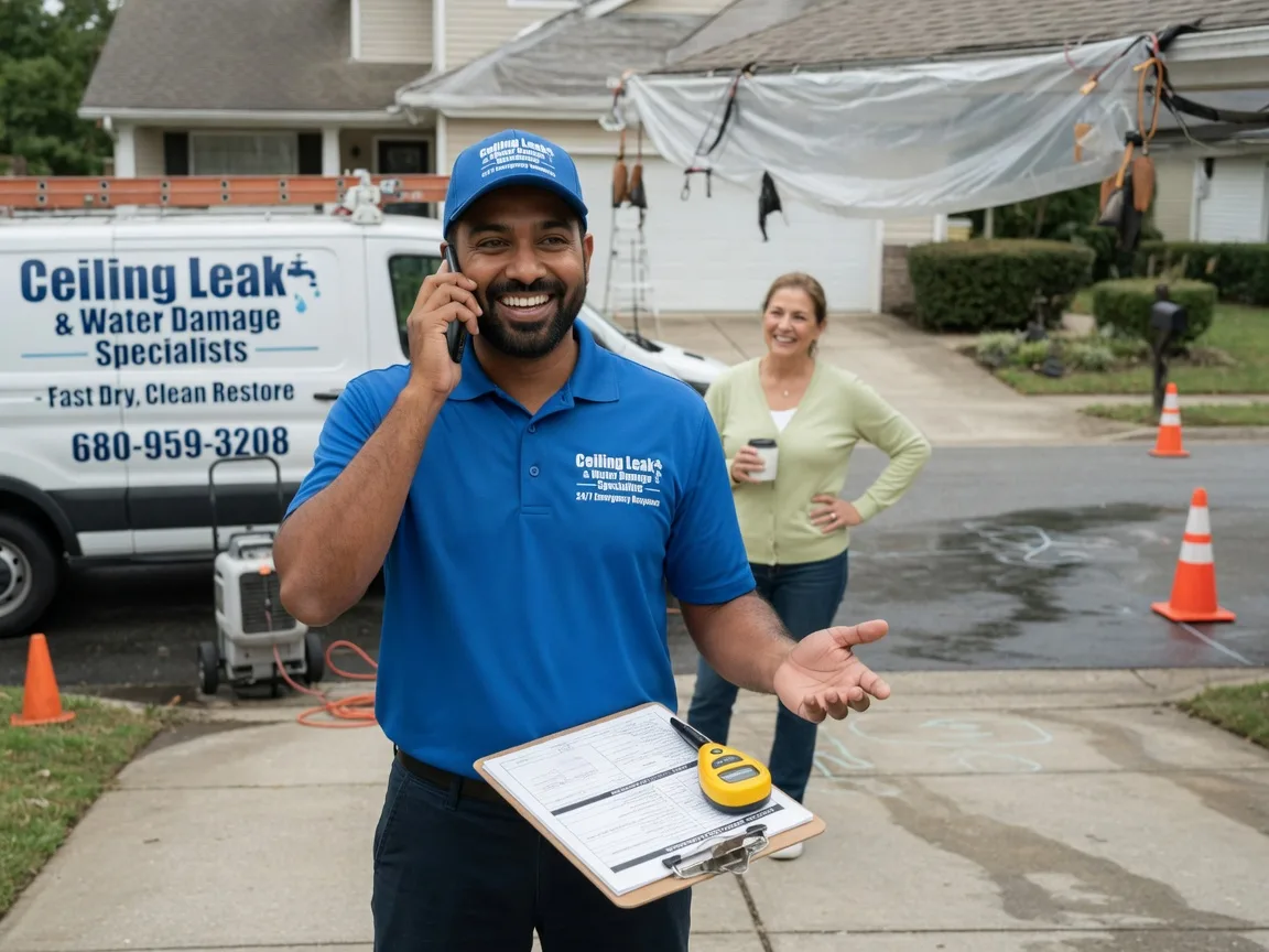 Ceiling Leak Cleanup Talpa, TX FAQs